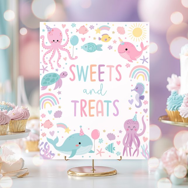 Póster Bajo El Mar Dulces De Cumpleaños Dulces Y Tratamie (Subido por el creador)