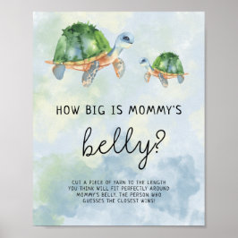 Póster Bajo el mar - Qué grande es la barriga de mamá jue