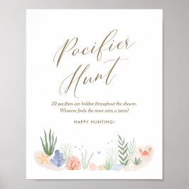 Póster Bajo el Rótulo de Caza de Pacificadores de Baby Sh