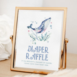 Póster Bajo el Rótulo Sea Diaper Raffle