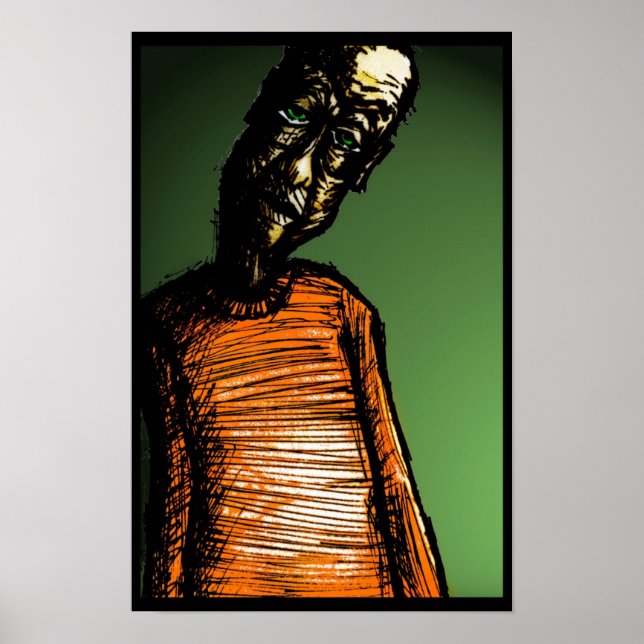 Póster bajo impacto de ruido - Personalizado (Frente)