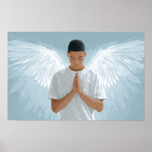 Póster Bajo las alas de mi ángel de la guarda