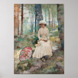 Póster Bajo las birches CC0954 Albert Edelfelt Small