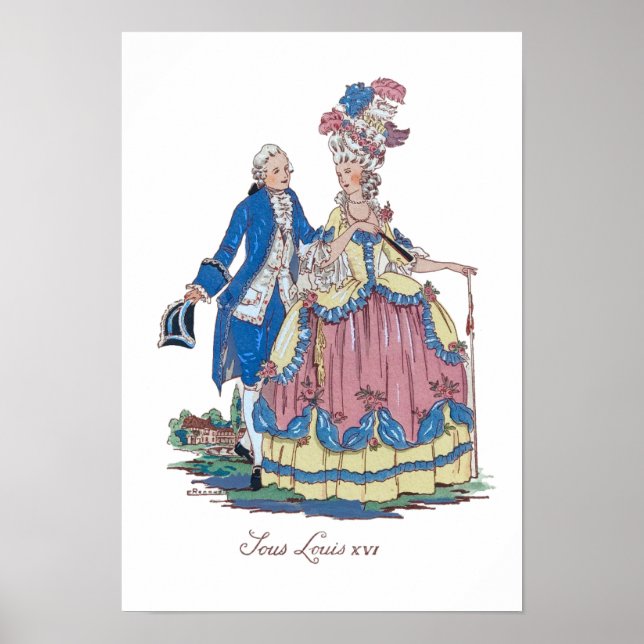 Póster Bajo Luis XVI (Frente)