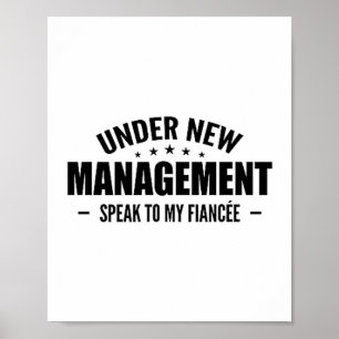 Póster Bajo Nueva Administración Habla Con Mi Prometida -