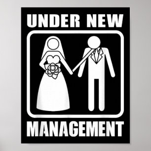 Póster Bajo nueva dirección, Boda del bachiller Party Men