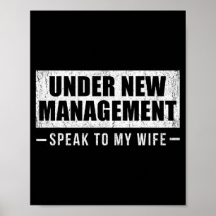 Póster Bajo Nueva Dirección Habla Con Mi Esposa