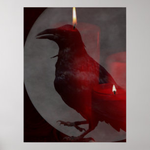 Póster "Bajo tu hechizo en rojo"
