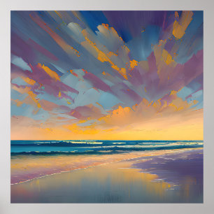 Póster "Bajo un cielo majestuoso"