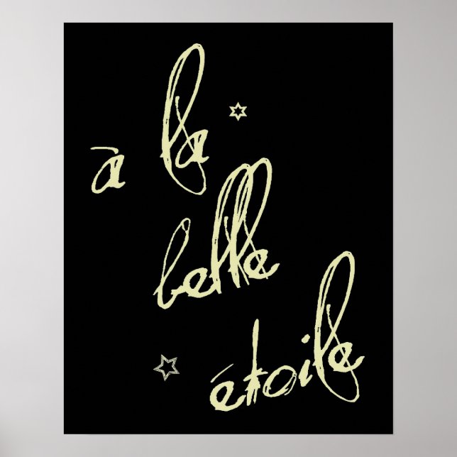 Póster Bajo Una Hermosa Estrella (Frente)