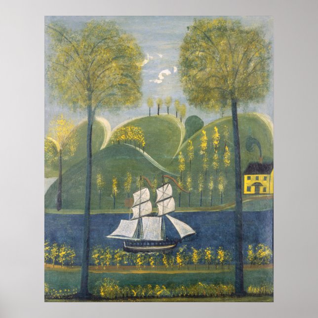 Póster Bajo vela completa - Poster Bella Artes norteameri (Frente)