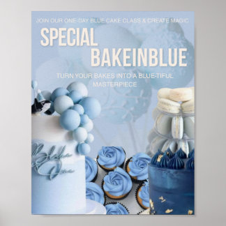 Póster "Bake n Blue: One Day Bakery Masterclass