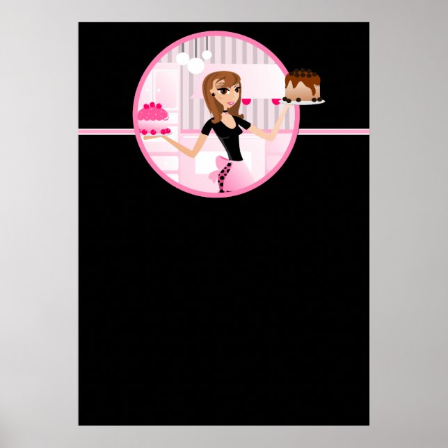 Póster Baker/Bakery/Pastry Chef Poster 6 (Frente)