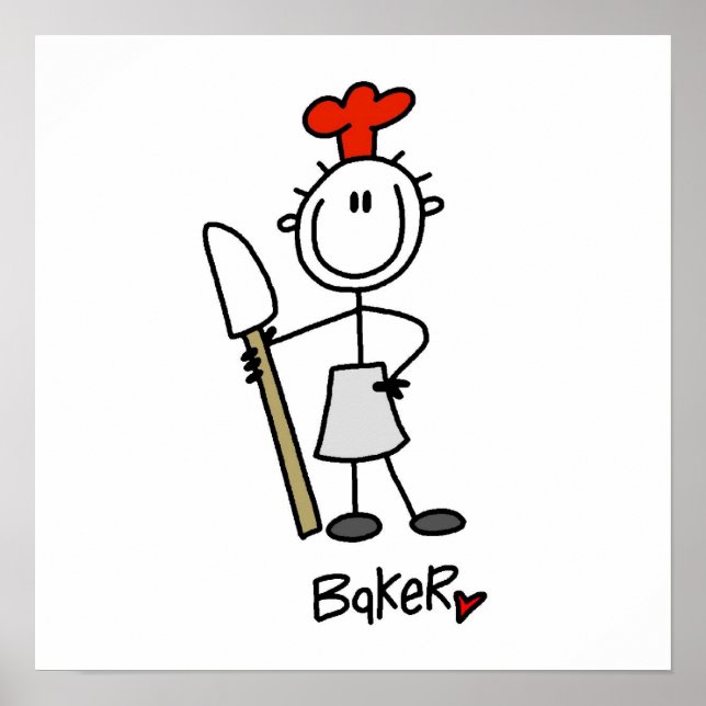 Póster Baker con pañal (Frente)