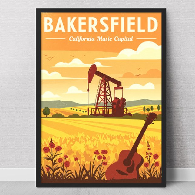 Póster Bakersfield California Antiguo (Subido por el creador)