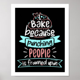 Póster Baking Funny Cooking Gift
