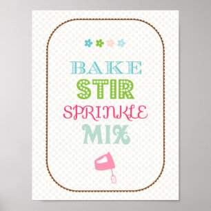 Póster Baking Kitchen Poster