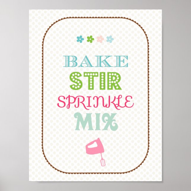 Póster Baking Kitchen Poster (Frente)