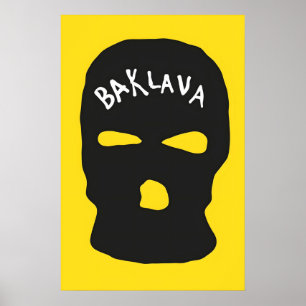 Póster Baklava Japonés Abstracto Bauhaus Fórmula Moderna