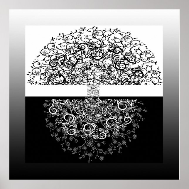 Póster Balance de árbol de vida (Frente)