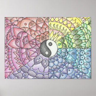 Póster Balance Mandala