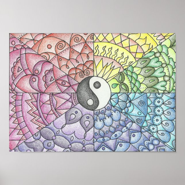 Póster Balance Mandala (Frente)