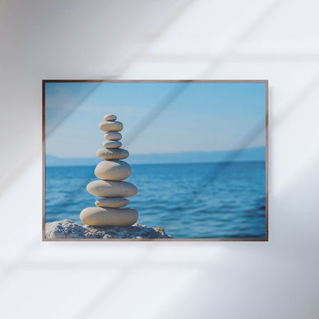 Póster Balance Stones Zen Minimalist Wall Art (Subido por el creador)