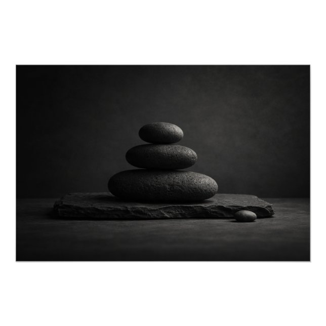 Póster Balanced Silence (Anverso)