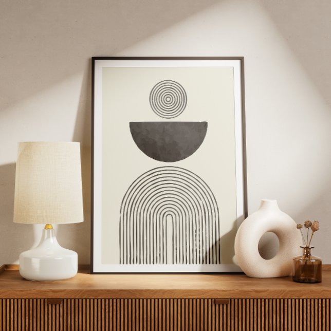 Póster Balanza de arco acuarela de mediados del siglo (Subido por el creador)