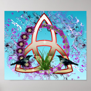 Póster Balanza de poster de Triquetra