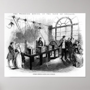 Póster Balanza soberana, Banco de Inglaterra