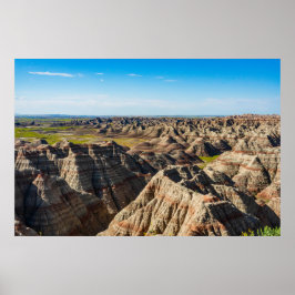 Póster Balas a rayas y vastas valles