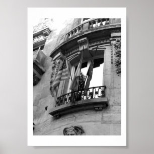 Póster Balcón de París