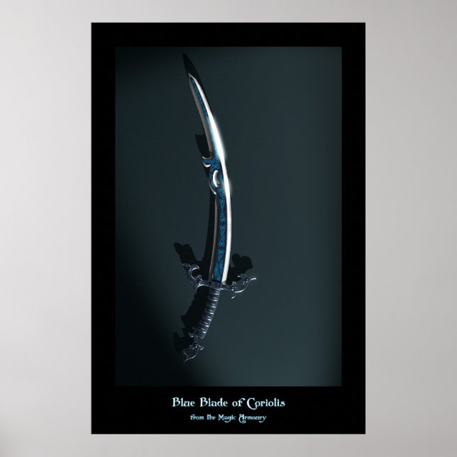Póster Balde azul de Coriolis de la Armería Mágica (Frente)