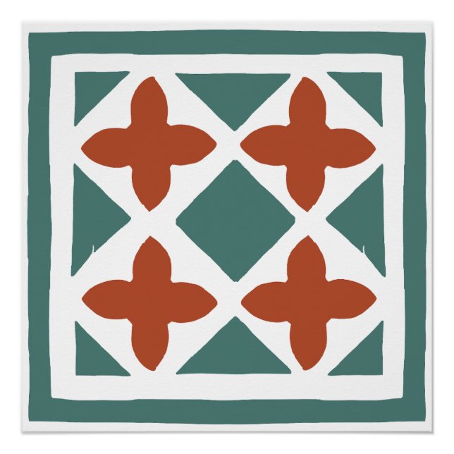 Póster Baldosas Andaluzas 15 (Anverso)