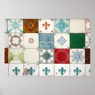 Póster Baldosas de Portugal