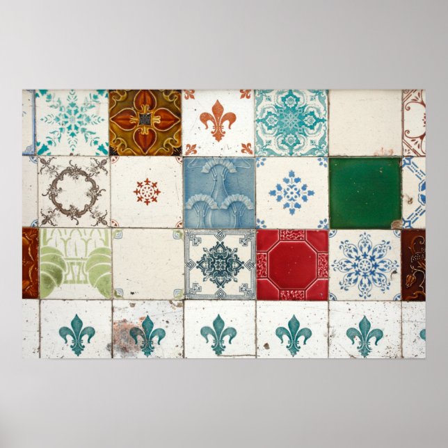 Póster Baldosas de Portugal (Frente)