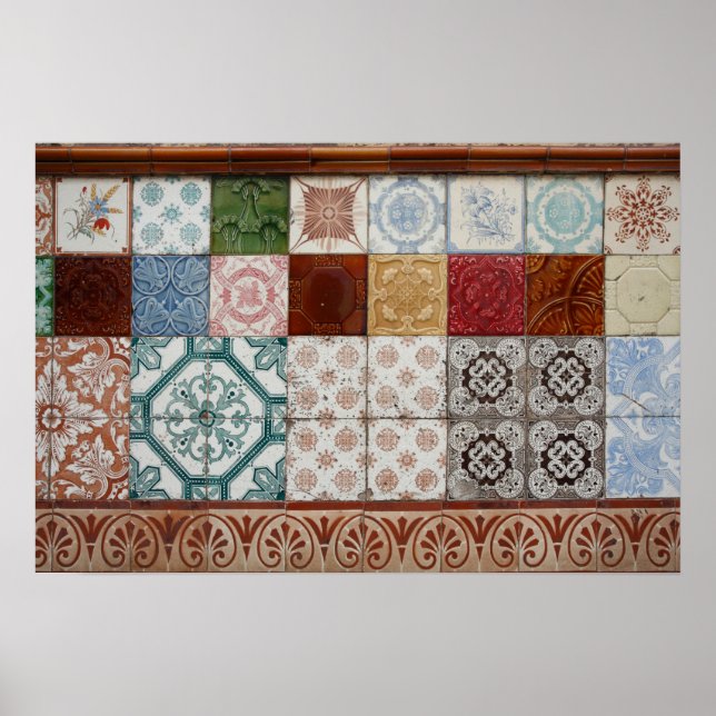 Póster Baldosas de Portugal (Frente)