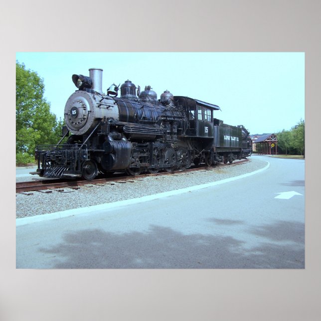 Póster Baldwin Locomotive Works # 15 - Rahway Valley RR (Frente)