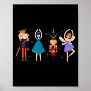 Póster Balet de Cascanueces de Navidad - Cascanueces