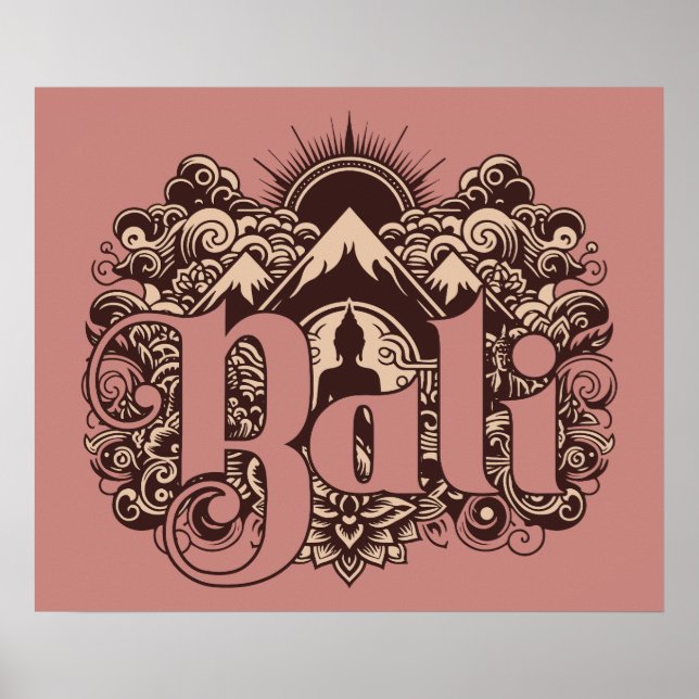 Póster Bali (Frente)