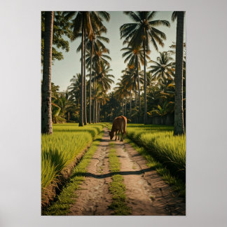 Póster Bali 1920