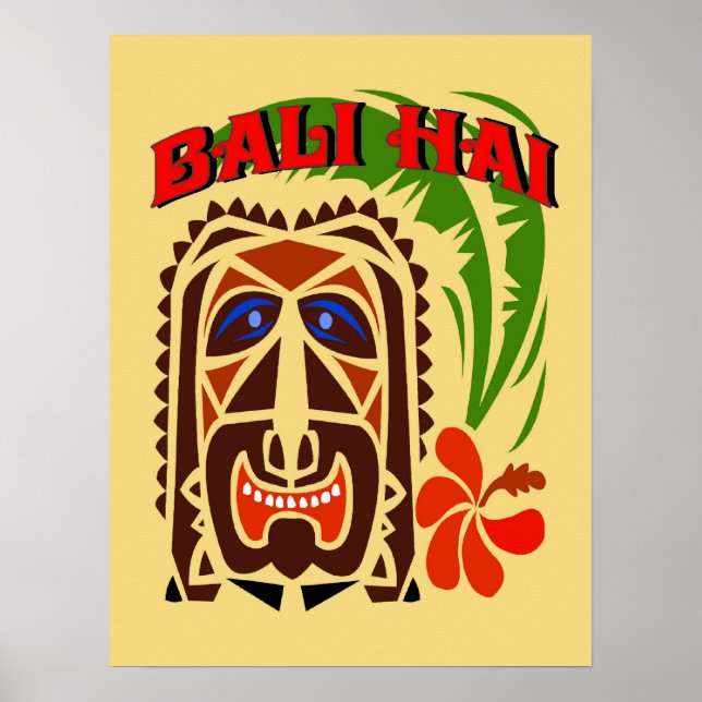 Póster Bali Hai Tiki Club (Frente)