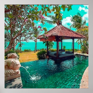 Póster Bali, Indonesia