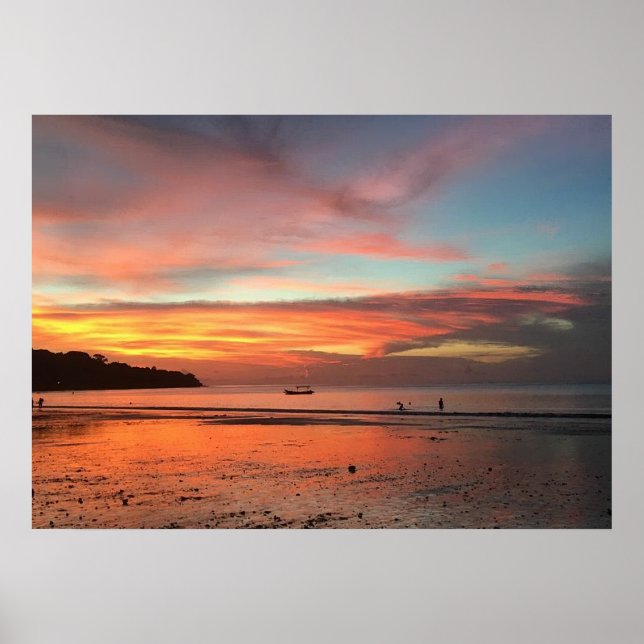 Póster Bali Sunset (Frente)