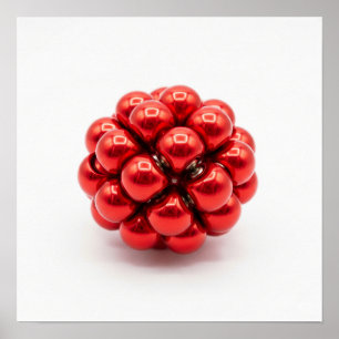 Póster Ball de estrés de esfera magnética