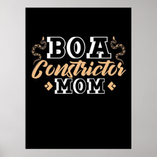 Póster Ball Python Constrictor Mom