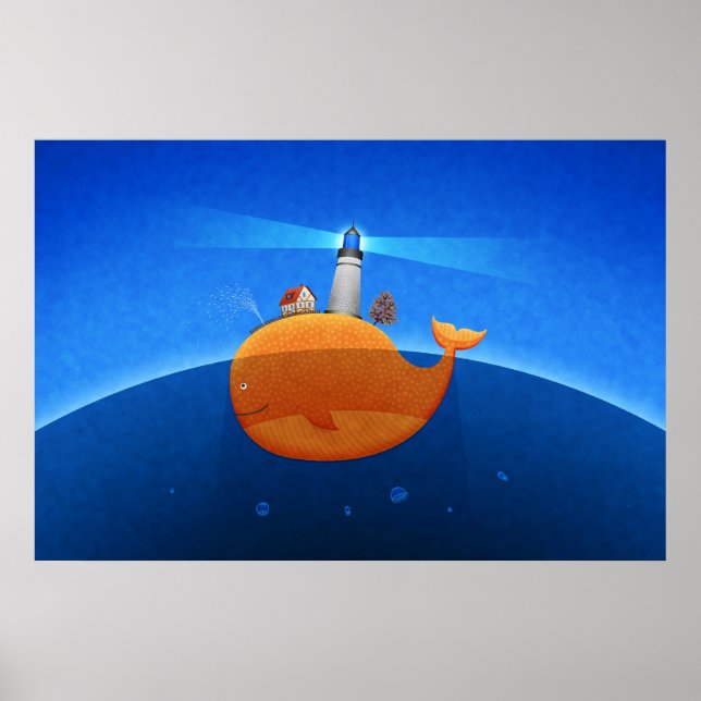 Póster Ballena (Frente)