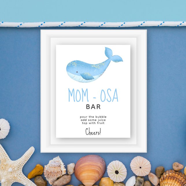 Póster Ballena acuarela - bar mamá-osa (Subido por el creador)