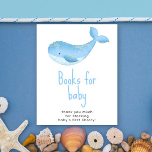 Póster Ballena acuarela - Libros para bebé